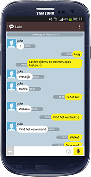 Instellingen messenger android