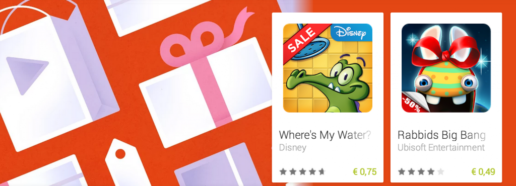 Google Play voorjaarsaanbiedingen