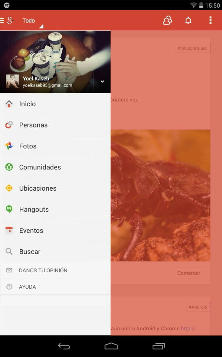 Google+ Android redesign