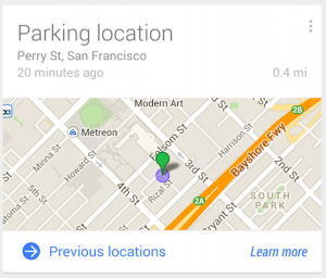 google now parking parkeren