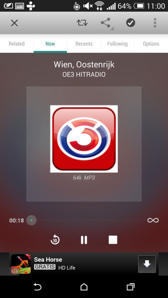 tunein radio 12.0 android update