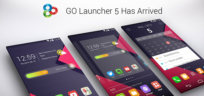 GO Launcher 5 gelanceerd in Play Store: Prime-versie tijdelijk gratis