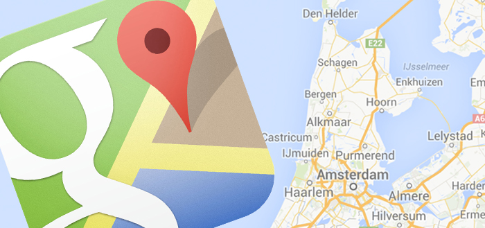 Google Maps header