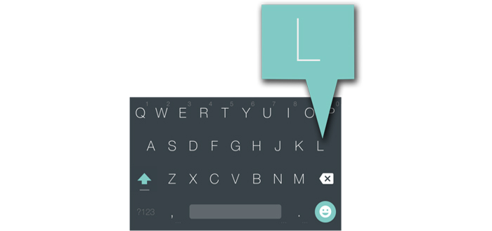 Toetsenbord uit Android L uitgebracht in Play Store