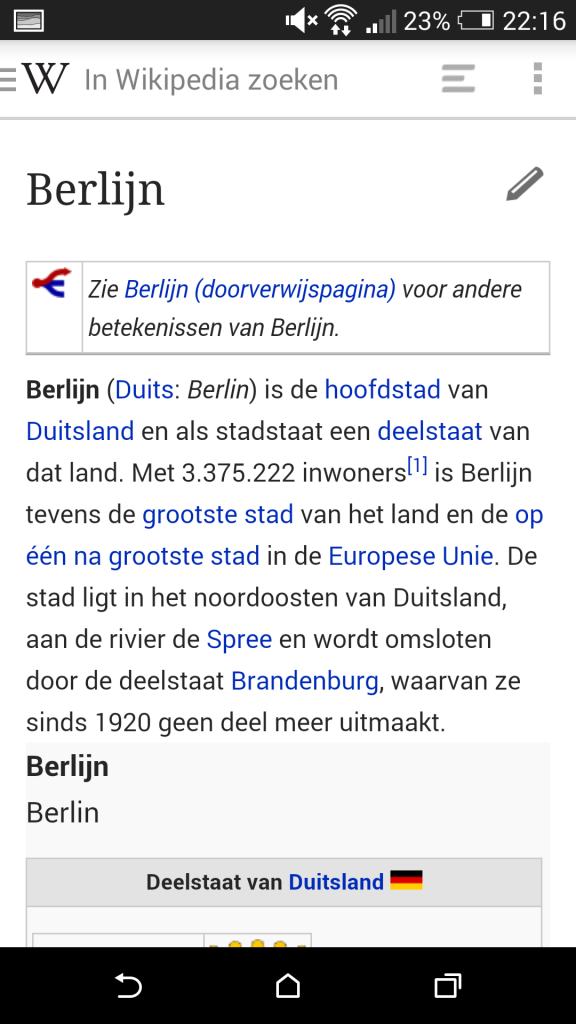 Wikipedia Beta Android