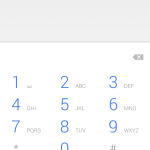 Google Android 4.4.3 dialer