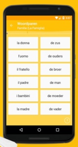 Italiaans leren app