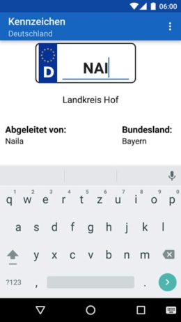 Kennzeichen deutschland app