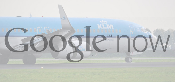 Google Now helpt je met omboeken bij vertraagde of geannuleerde vlucht