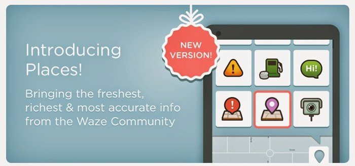 Waze 3.9 update uitgebracht met functie ‘Waze Places’