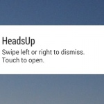 HeadsUp: Android L notificaties