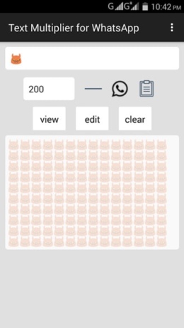 Text Multiplier for WhatsApp