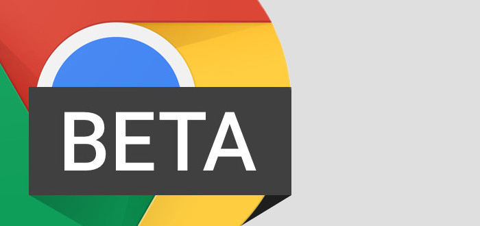 Chrome Beta header
