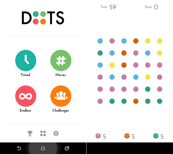 Bang om te sterven musicus katje Dots: simpele, maar zeer verslavende game | DroidApp.nl