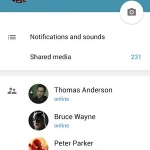 telegram material design