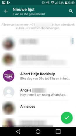 WhatsApp nieuwjaarswensen