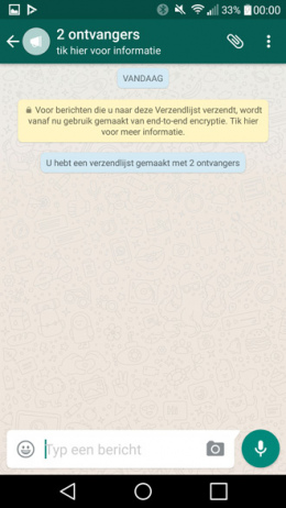 WhatsApp verzendlijst nieuwjaar wensen