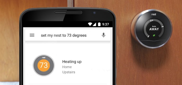 Nest thermostaat vanaf nu te bedienen via Google Now