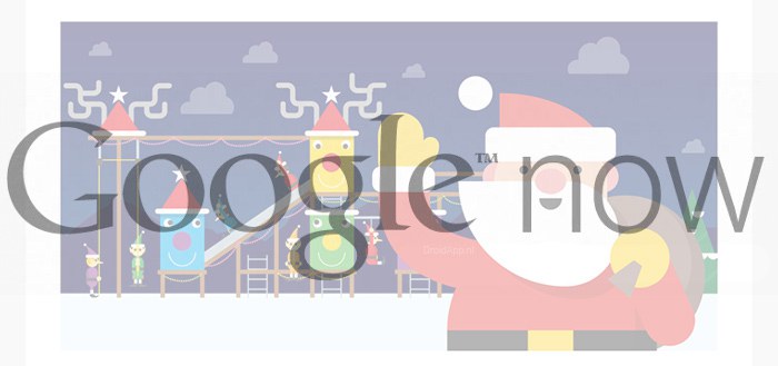 Google Now laat zien wanneer de kerstman komt