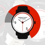 9to5 Android Wear Watchface laat je het einde van de werkdag zien