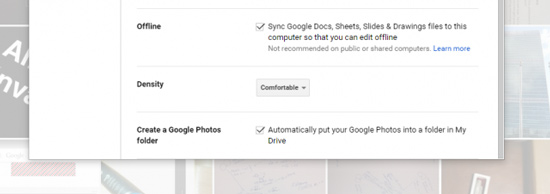 Google+ foto's drive