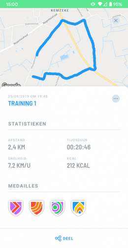 Hardlopen met Evy