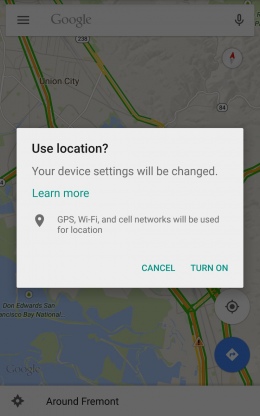 Location Settings Dialog