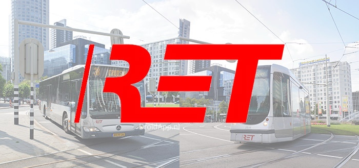 RET Real Time App geeft live tijden openbaar vervoer