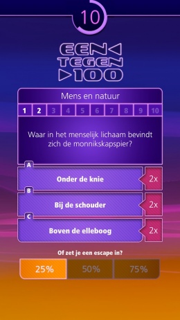 een-tegen-honderd-app