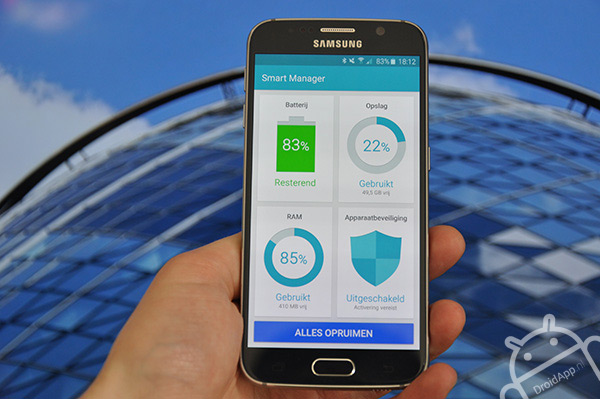 Samsung Galaxy S6 Smart Manager