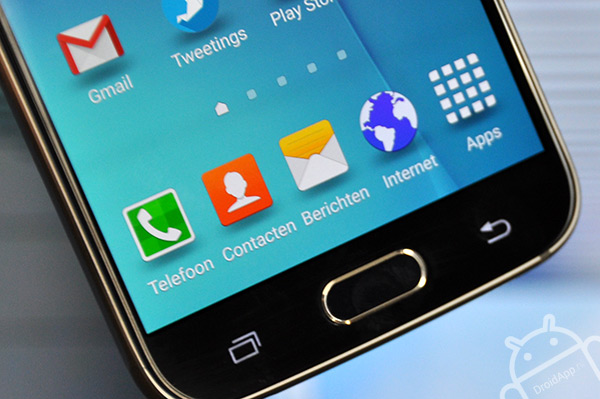 Samsung Galaxy S6 touch sensitive