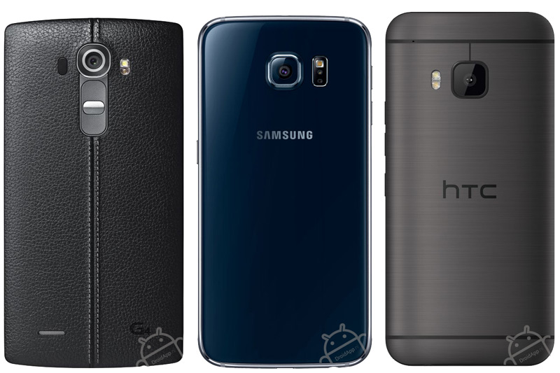LG G4 - Samsung Galaxy S6 - HTC One M9