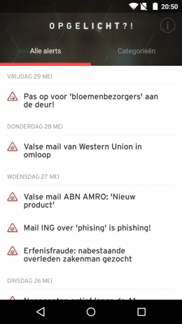 Opgelicht app