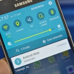 Galaxy S6 quick settings header