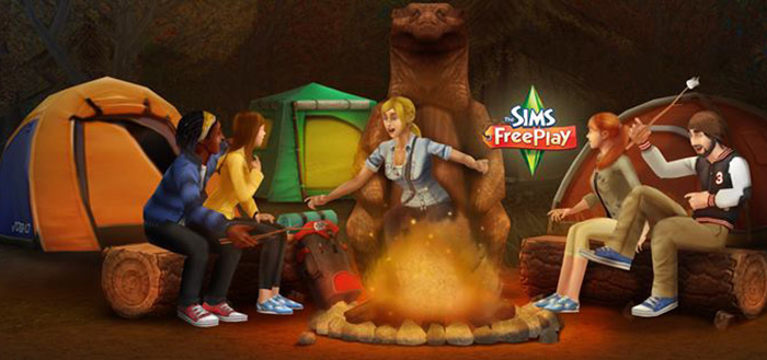 The Sims FreePlay Great Outdoors header