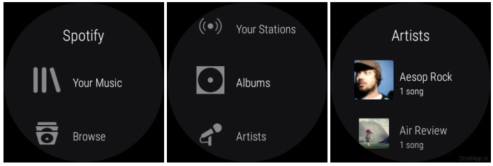 Spotify Android Wear