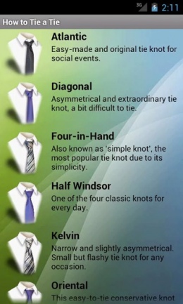 how to tie a tie