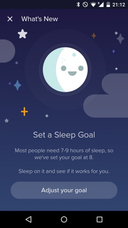 Fitbit slaap doelstelling