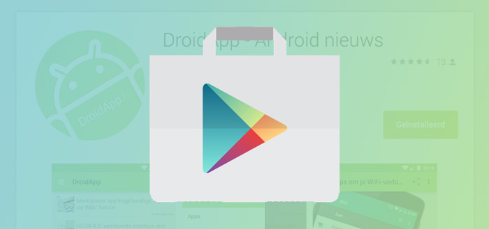 Play Store header