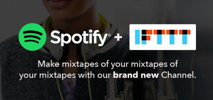 IFTTT voegt handig Spotify-kanaal toe
