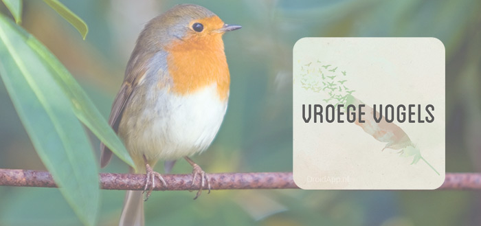 Vroege Vogels app: ontdek de Nederlandse natuur