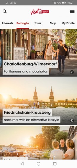 visitBerlin going local app