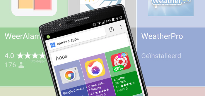 Google rolt nieuwe, strakke vormgeving uit voor zoeken naar apps