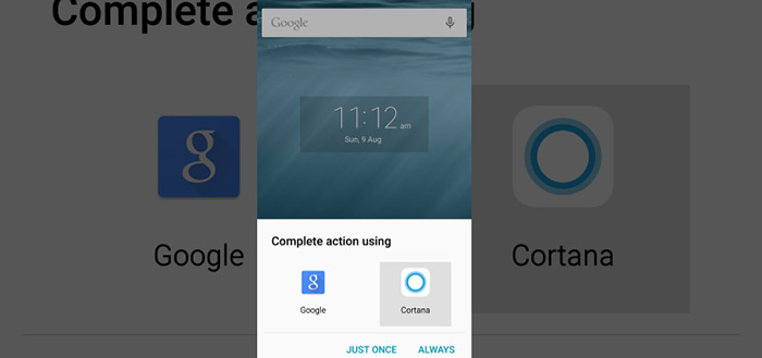 Microsoft Cortana kan Google Now vervangen na update