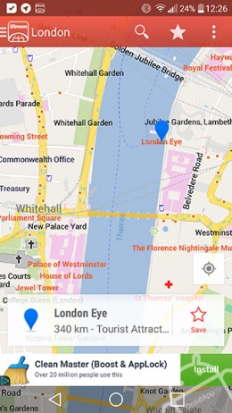 London offline city map