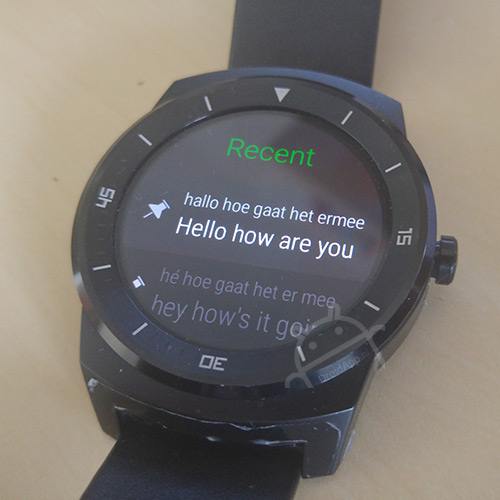 Microsoft Translator Android Wear