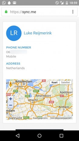 syncme-telefoonboek