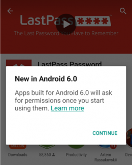 App permissions