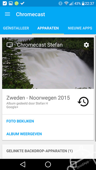 Chromecast app