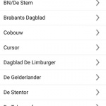 Nederlandse Kranten app: het nieuws binnen handbereik